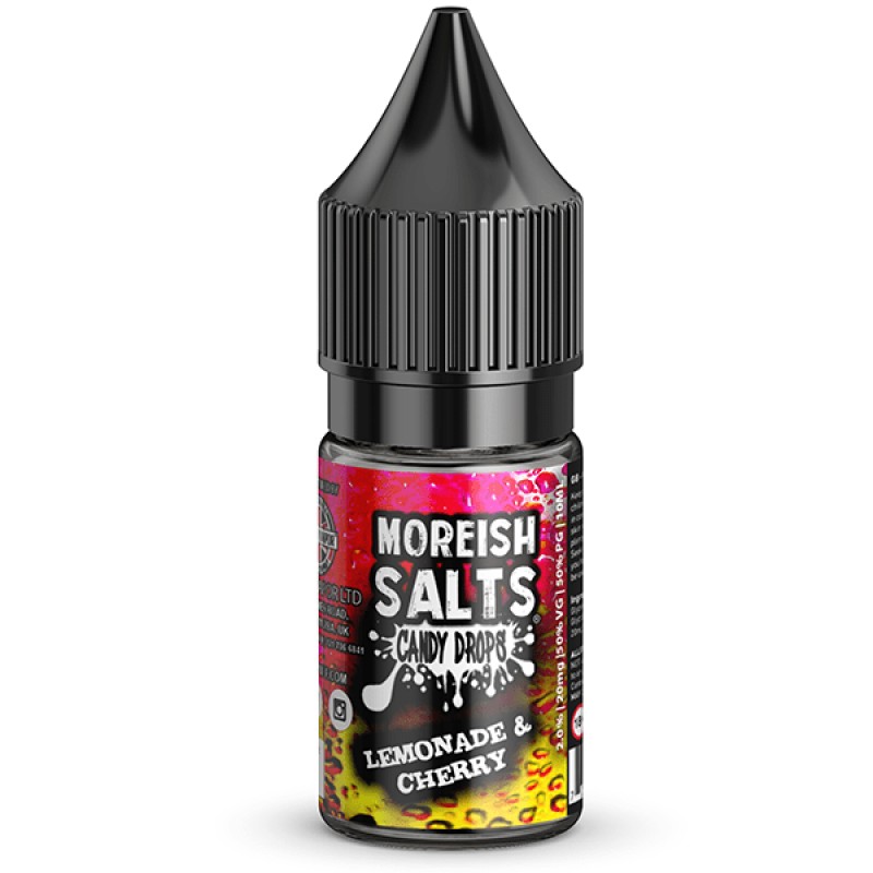 Moreish Puff Candy Drops Lemonade & Cherry Nic...