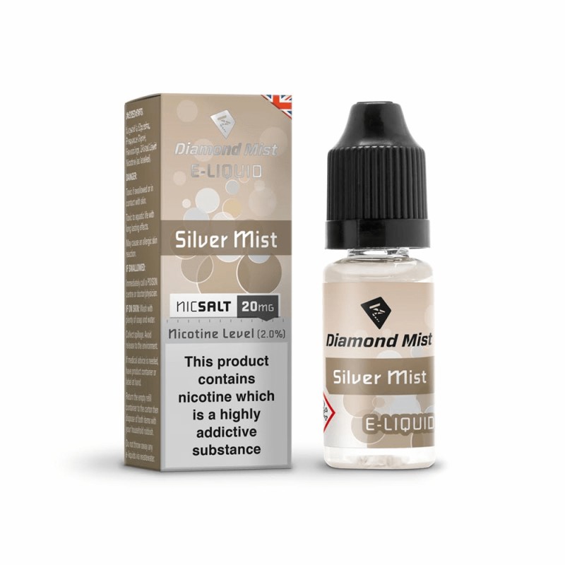 Diamond Mist Silver Mist Tobacco Nic Salt