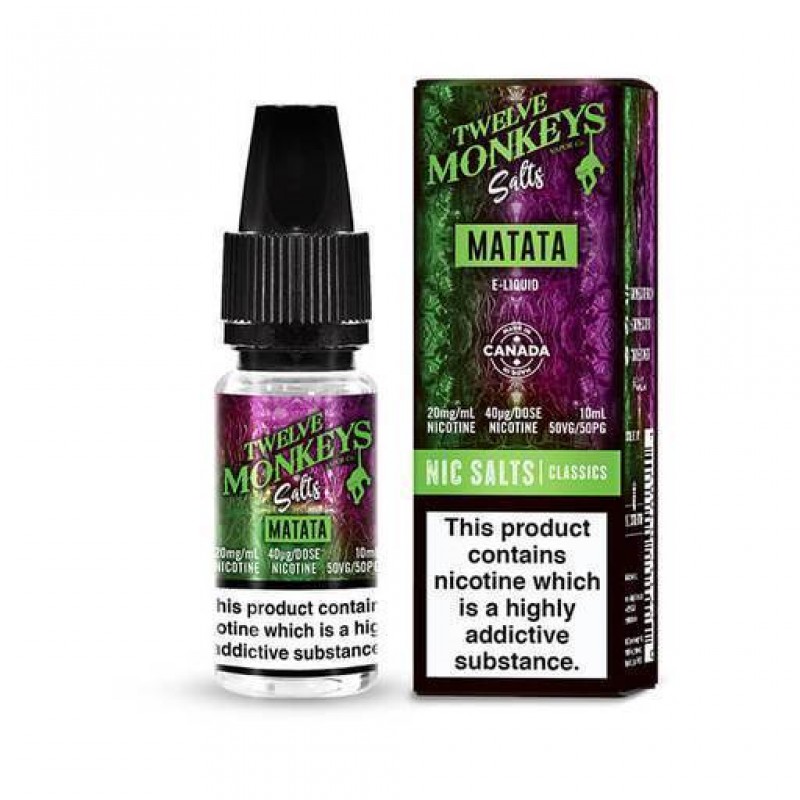 Twelve Monkeys Nic Salt Matata E-Liquid