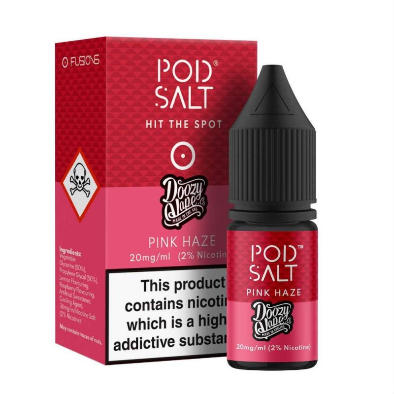 Pod Salt Fusions Doozy Vape Pink Haze Nic Salt