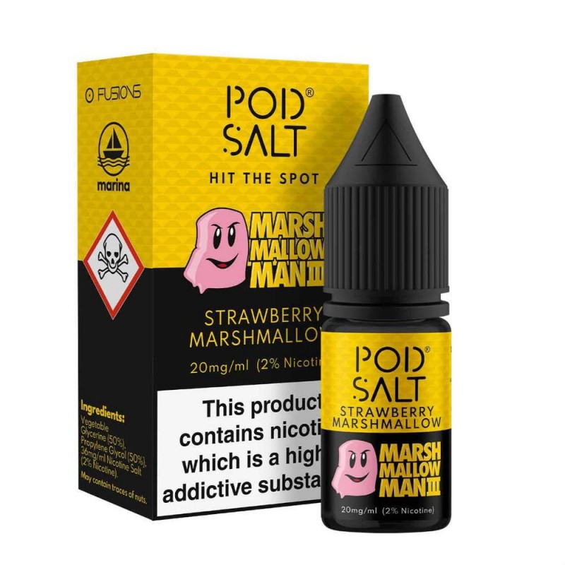 Pod Salt Fusions Marshmallow Man Strawberry Marshm...