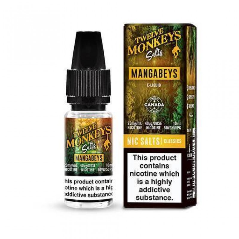 Twelve Monkeys Nic Salt Mangabeys E-Liquid