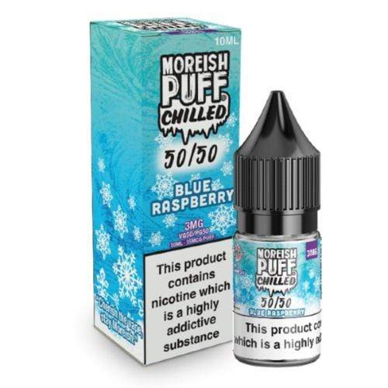 Moreish Puff 50/50 Chilled Blue Raspberry