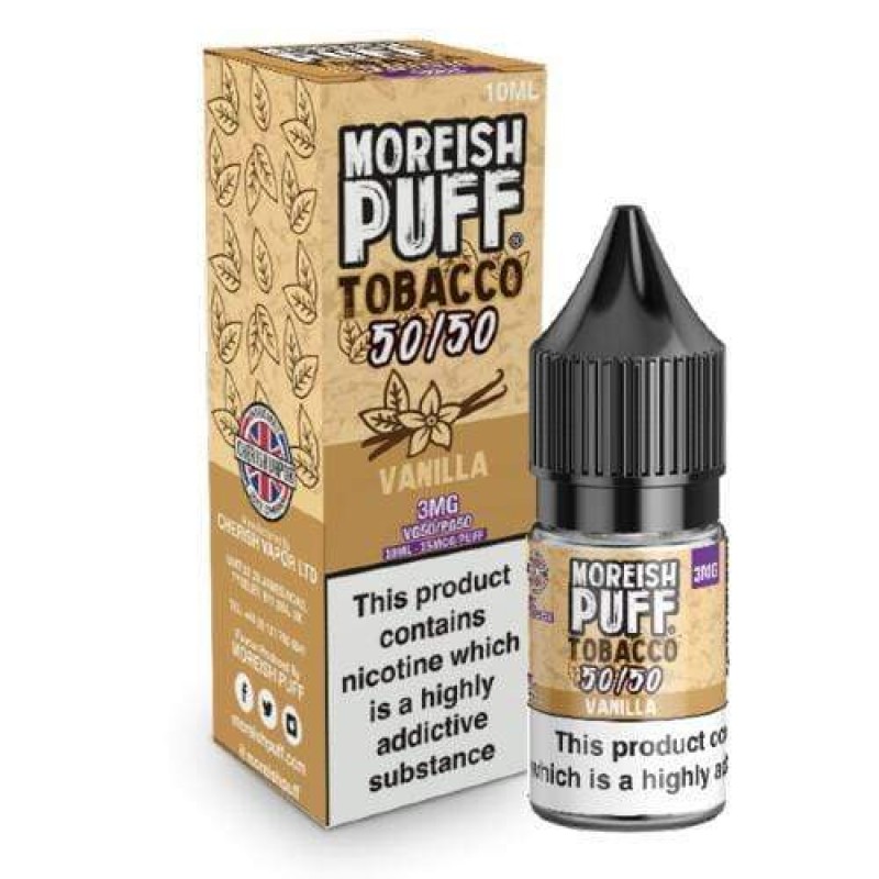 Moreish Puff 50/50 Tobacco Vanilla