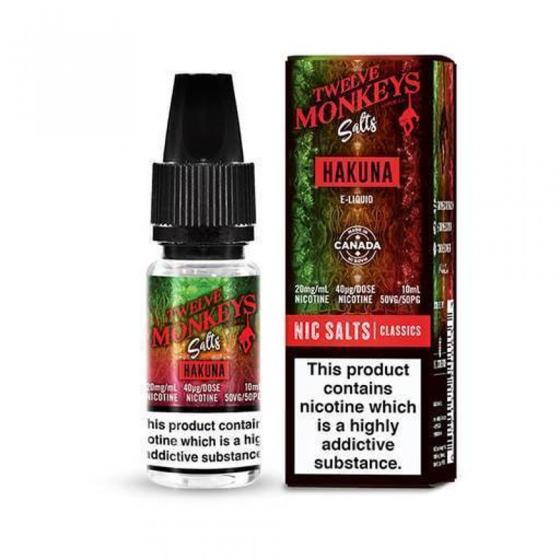 Twelve Monkeys Nic Salt Hakuna E-Liquid