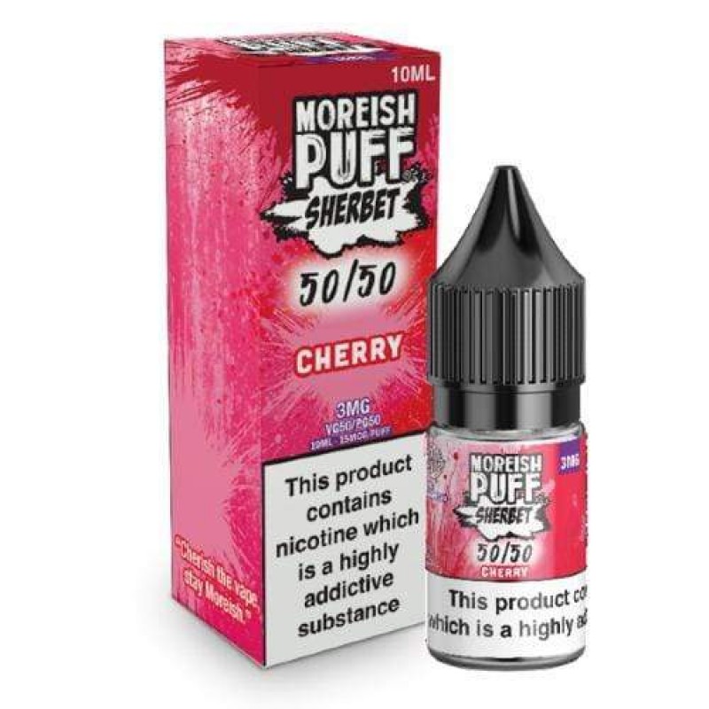 Moreish Puff 50/50 Sherbet Cherry