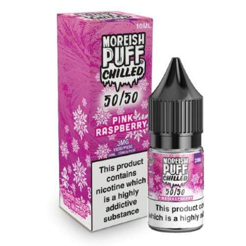 Moreish Puff 50/50 Chilled Pink Raspberry