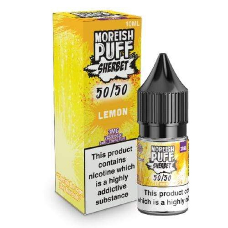 Moreish Puff 50/50 Sherbet Lemon