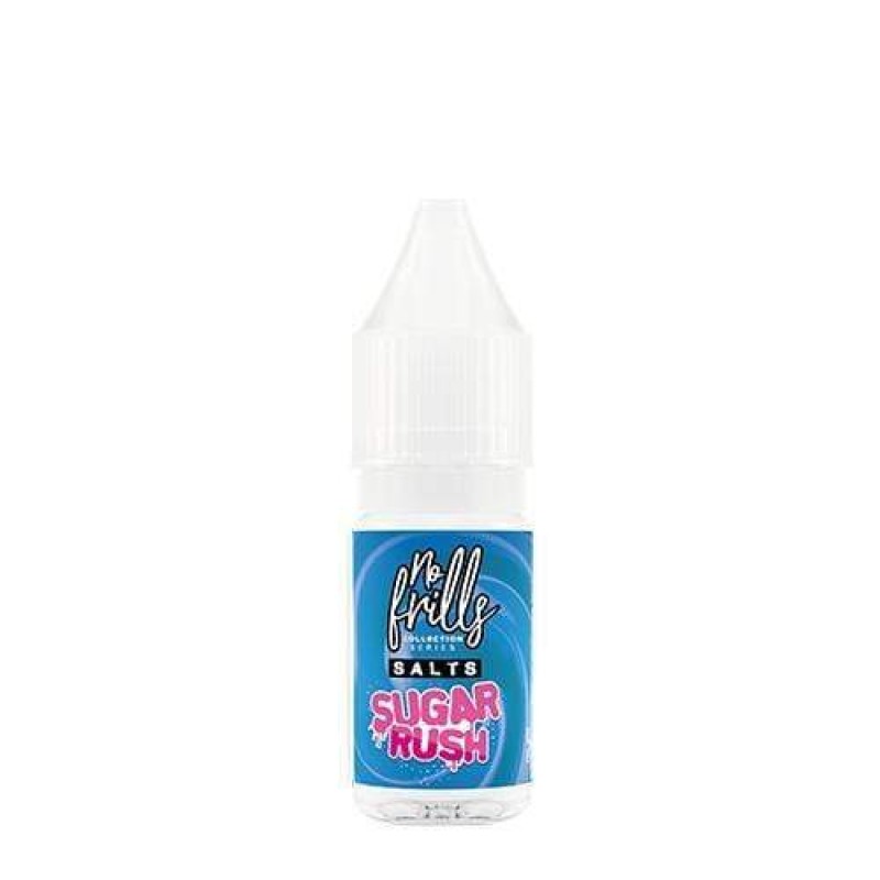 No Frills Sugar Rush Bubble Blue Nic Salt