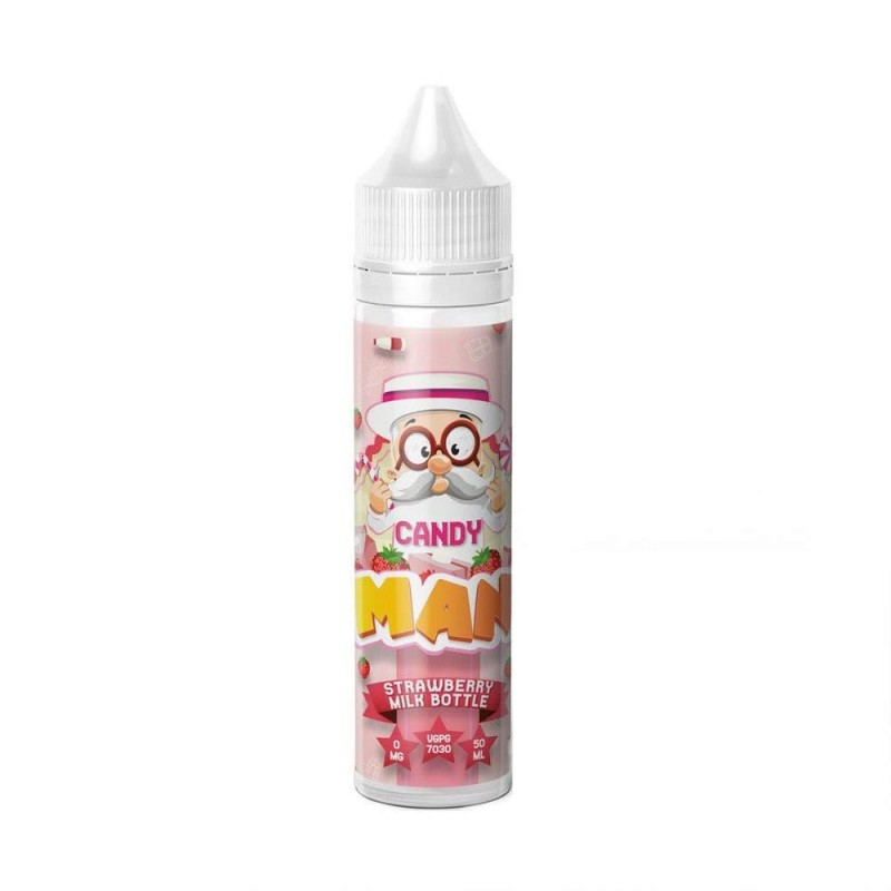 Candy Man Strawberry Milk Bottle