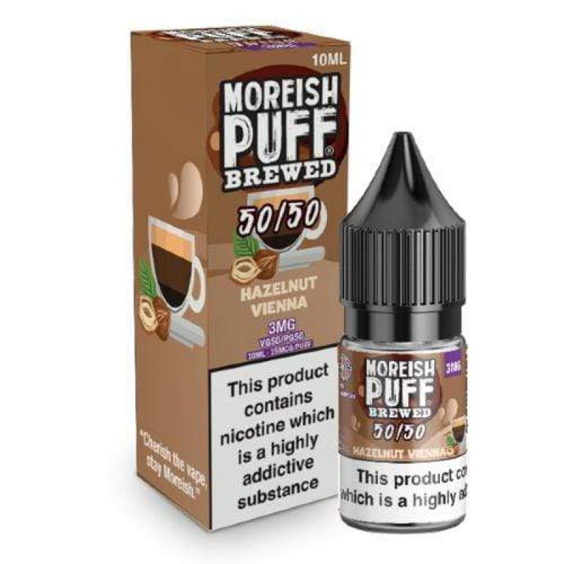 Moreish Puff 50/50 Brewed Hazelnut Vienna