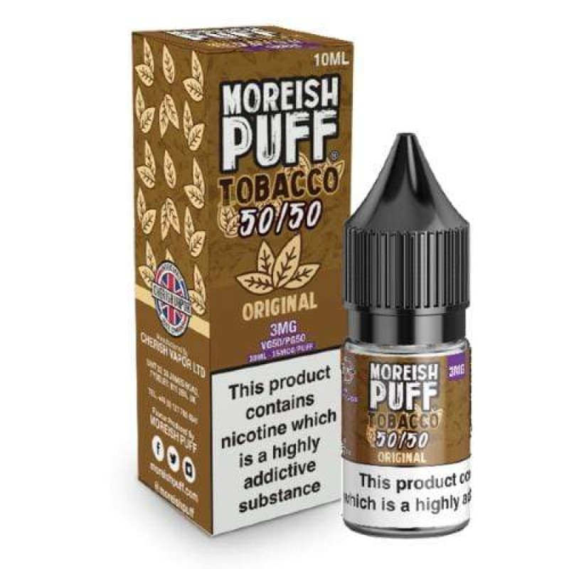 Moreish Puff 50/50 Tobacco Original