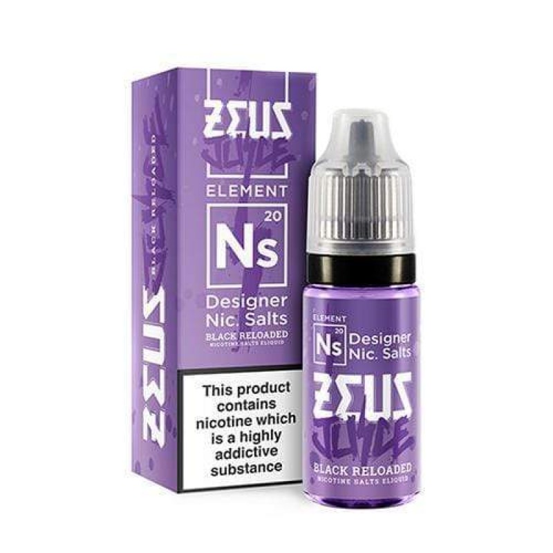 Zeus Juice Black Reloaded Nic Salt