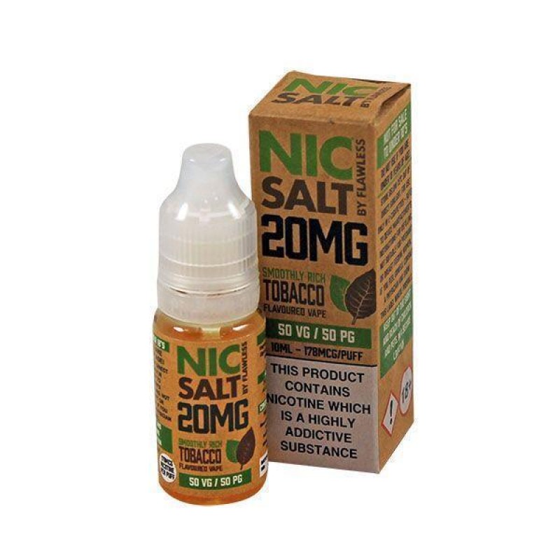 Flawless Nic Salt Smoothly Rich Tobacco