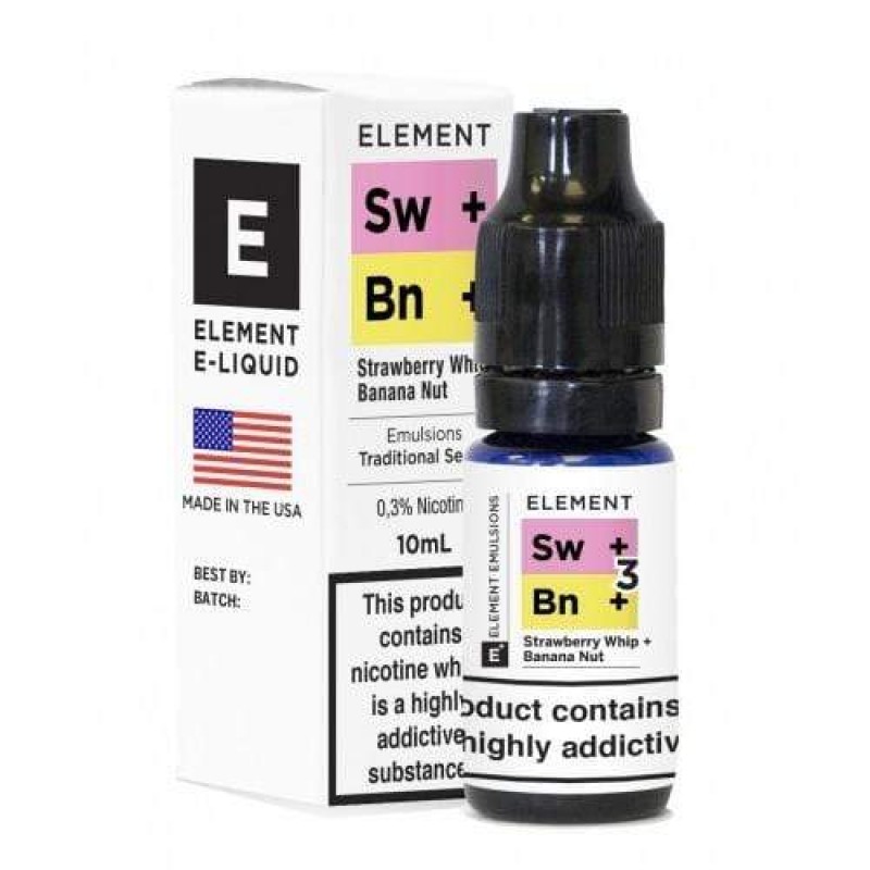 Element 50/50 Emulsions Strawberry Whip & Bana...