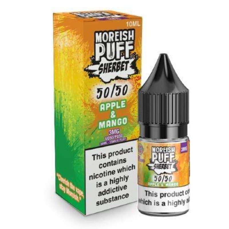 Moreish Puff 50/50 Sherbet Apple & Mango