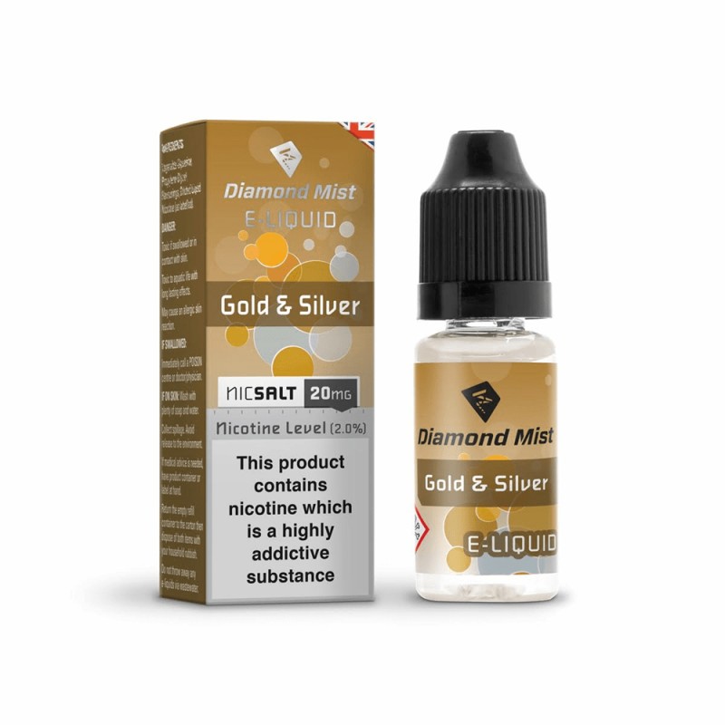 Diamond Mist Gold & Silver Tobacco Nic Salt