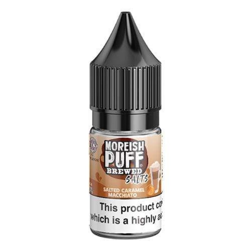 Moreish Puff Brewed Salted Caramel Macchiato Nic Salt