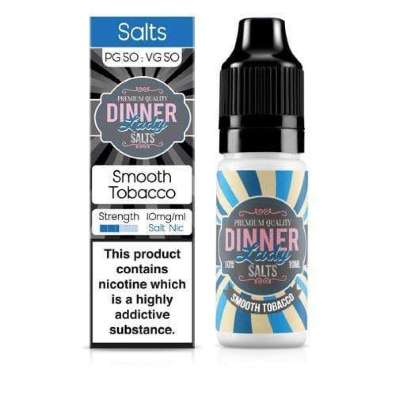 Dinner Lady Smooth Tobacco Nic Salt