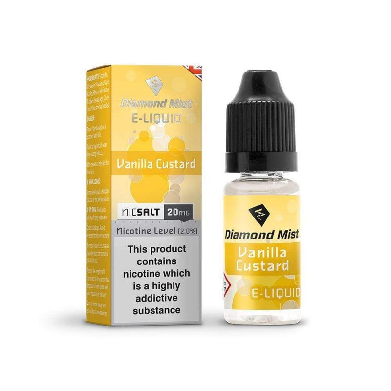 Diamond Mist Vanilla Custard Nic Salt