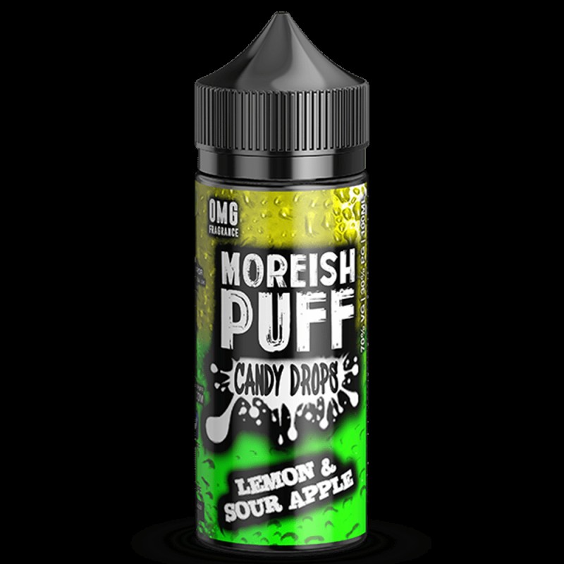 Moreish Puff Candy Drops Lemon & Sour Apple