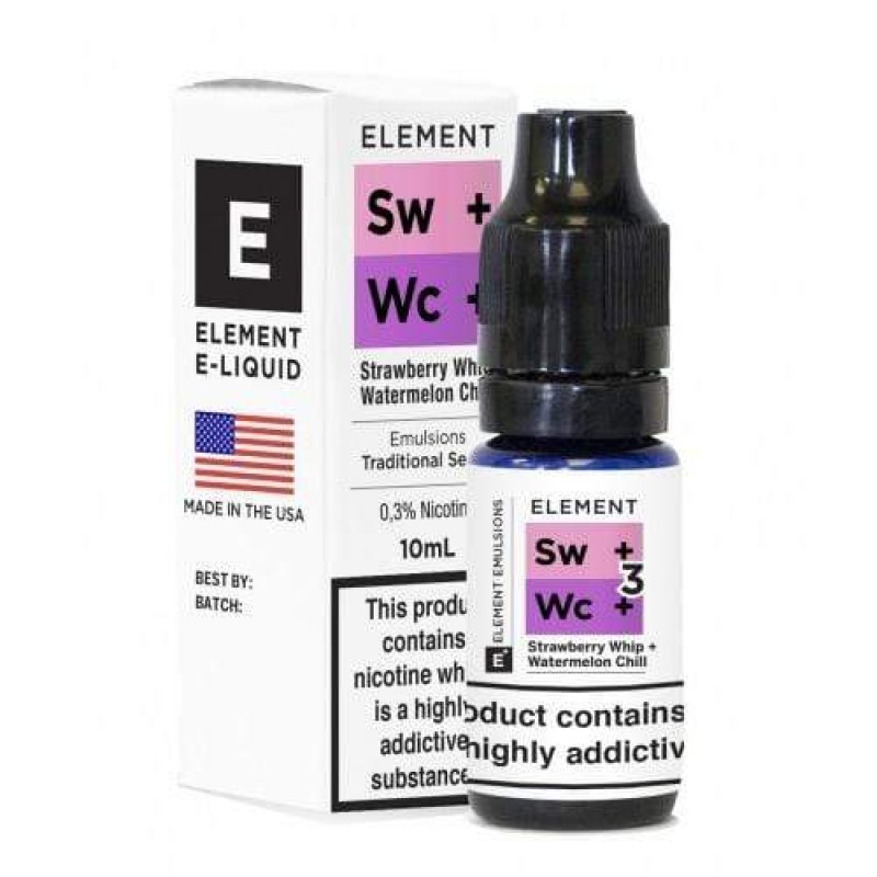 Element 50/50 Emulsions Strawberry Whip & Wate...