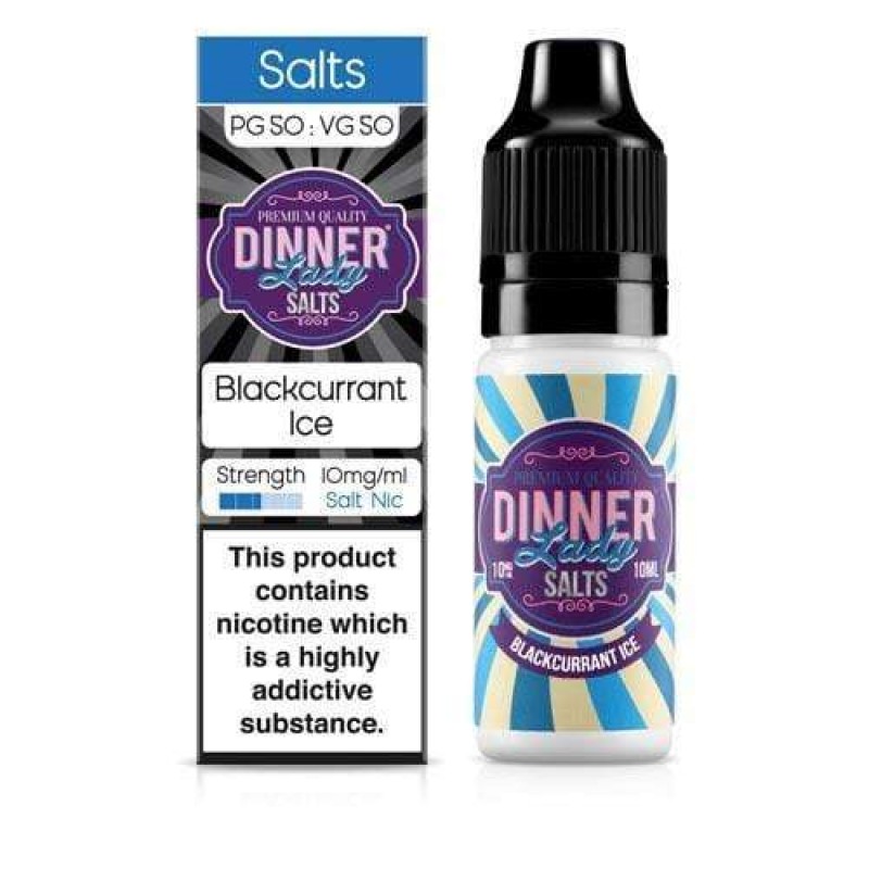 Dinner Lady Blackcurrant Ice Nic Salt