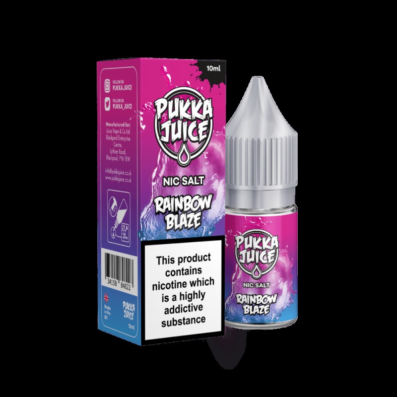 Pukka Juice Rainbow Blaze Nic Salt