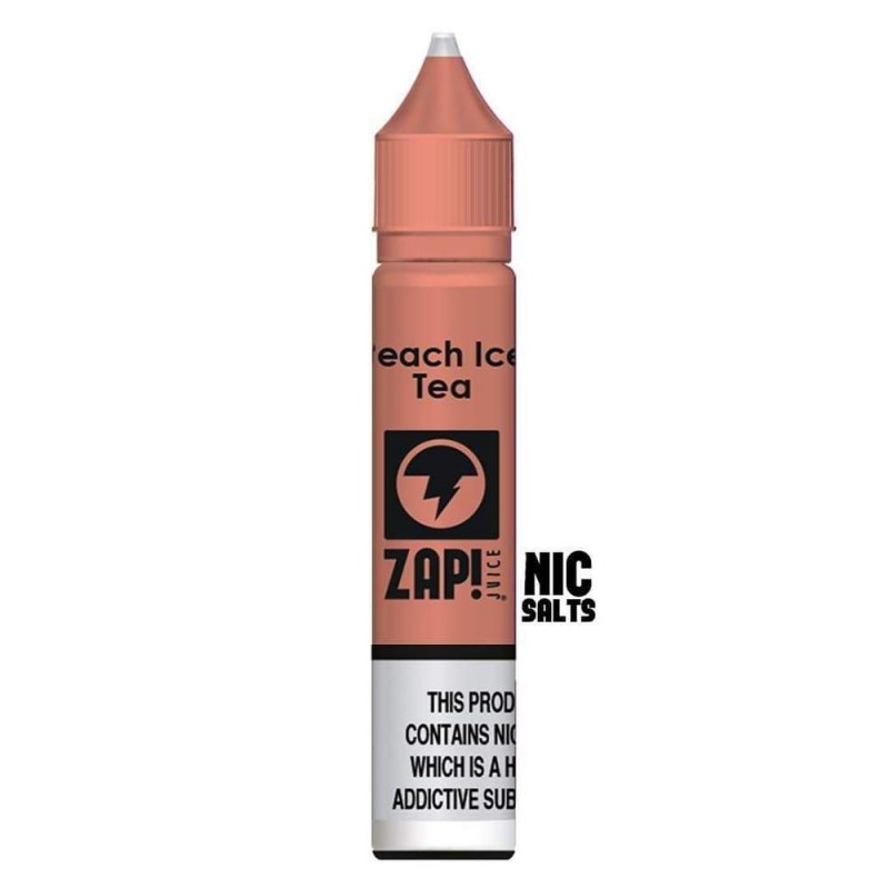 Zap! Peach Ice Tea Nic Salt