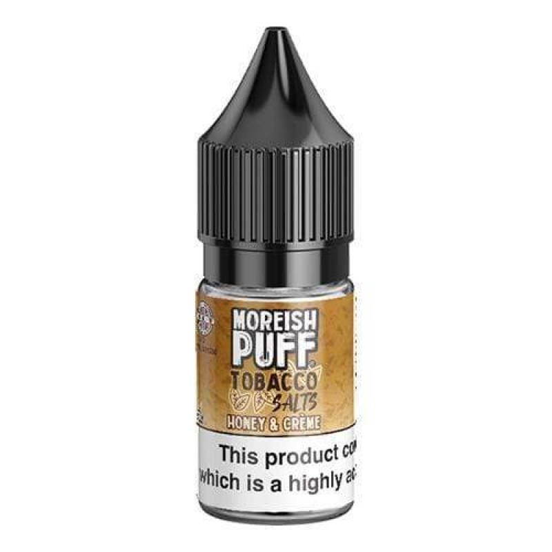 Moreish Puff Tobacco Honey & Creme Nic Salt