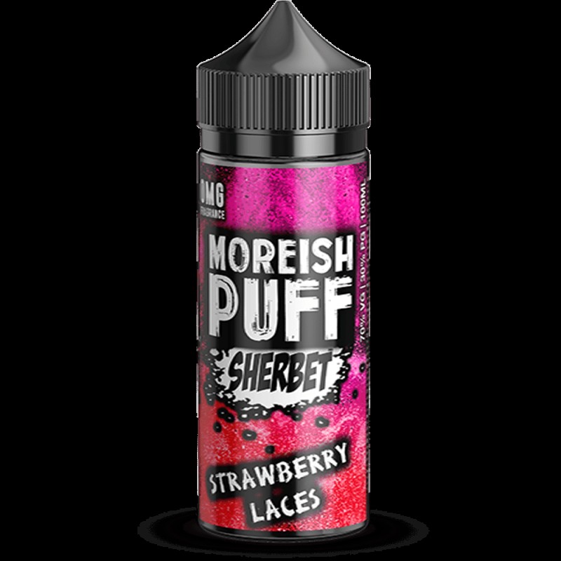 Moreish Puff Sherbet Strawberry Laces