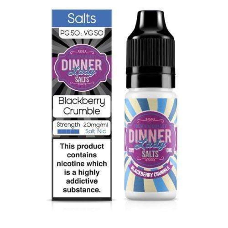 Dinner Lady Blackberry Crumble Nic Salt