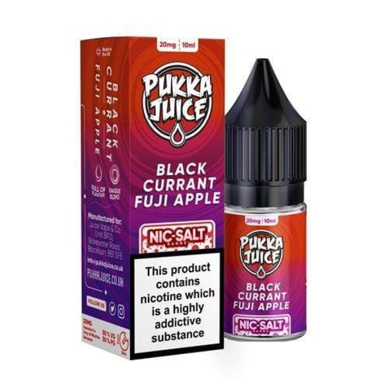 Pukka Juice Blackcurrant Fuji Apple Nic Salt