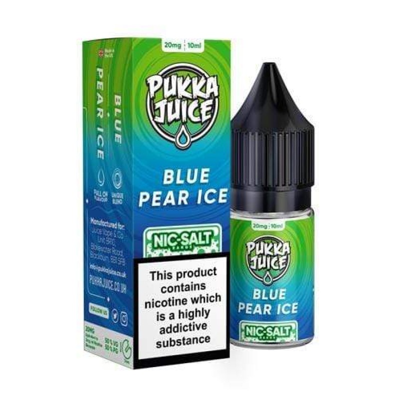 Pukka Juice Blue Pear Ice Nic Salt