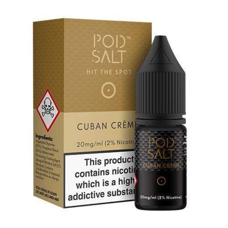 Pod Salt Cuban Creme Nic Salt