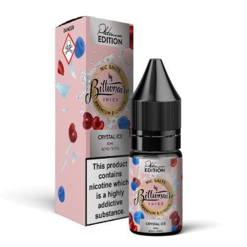 Billionaire Juice Platinum Series Crystal Ice Nic ...