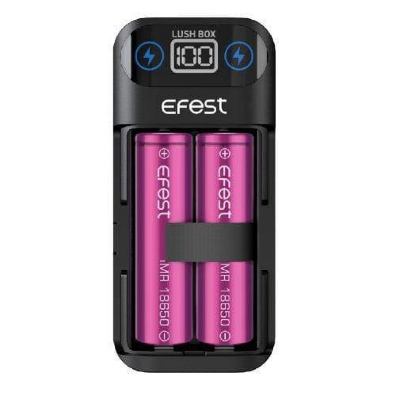 Efest Lush Box 2 Bay USB 18650 Battery Charger