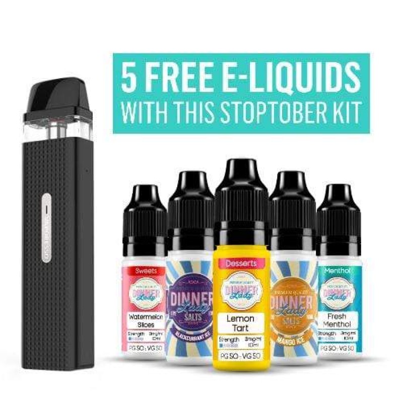 Stoptober 2021 Pod Kit + 5 x FREE Dinner Lady E-Li...