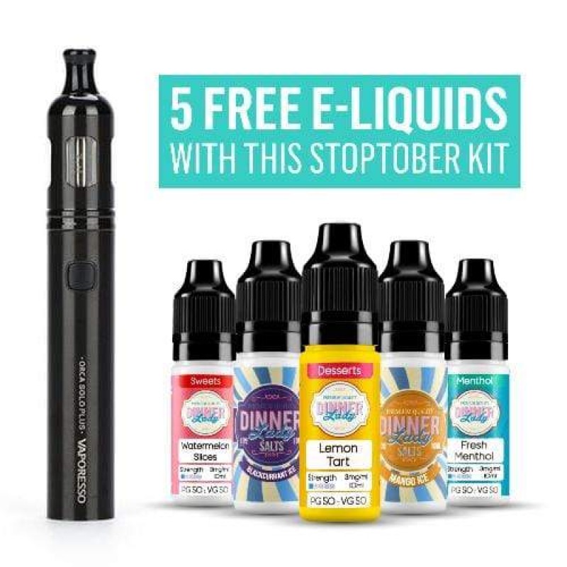 Stoptober 2021 Pen Kit + 5 x FREE Dinner Lady E-Li...